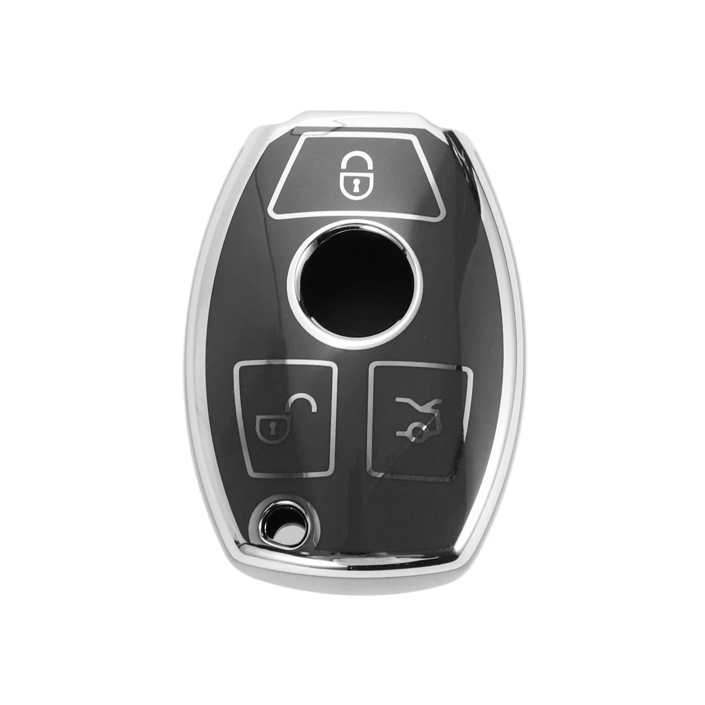 TPU Silicone Car Key Case for Mercedes-Benz (3 Buttons)