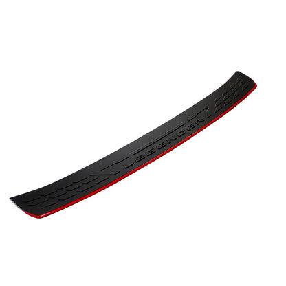 Black Rear Bumper Step Door Scuff Plate for Toyota Fortuner (2015-2022)