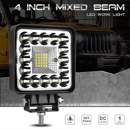 Powerful Illumination 82W LED Work Light Bar for Offroad Fog Driving