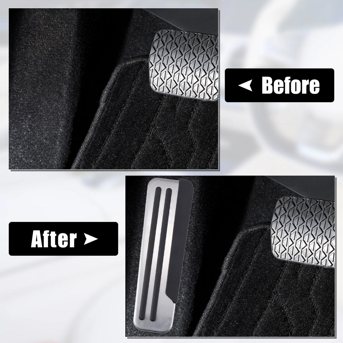 Foot Pedal Cover Non-Slip Metal for Nissan Infiniti