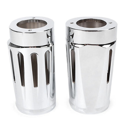 2X Front Fork Boot Slider Cover for Harley Touring FLHT FLTR FLHR FLHX (1984–2013)