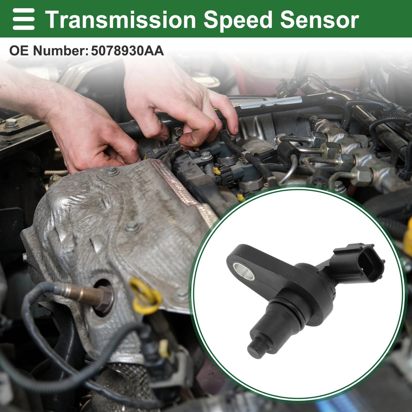 1 Pc Transmission Speed Sensor No. 5078930AA for Dodge Grand Caravan (2011–2020)