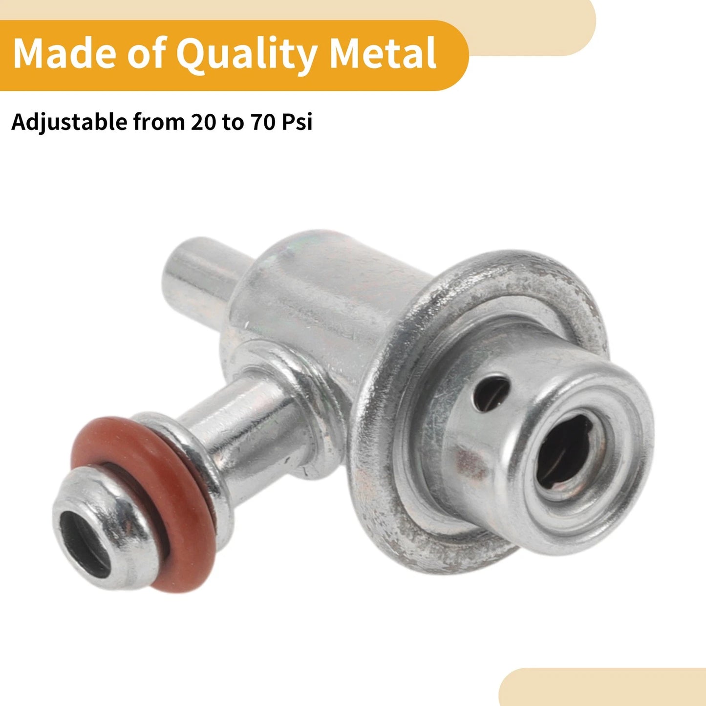 Fuel Pressure Regulator for Suzuki GSX-R600 (2001–2003) No. 15410-35F00 Metal 20-70 Psi