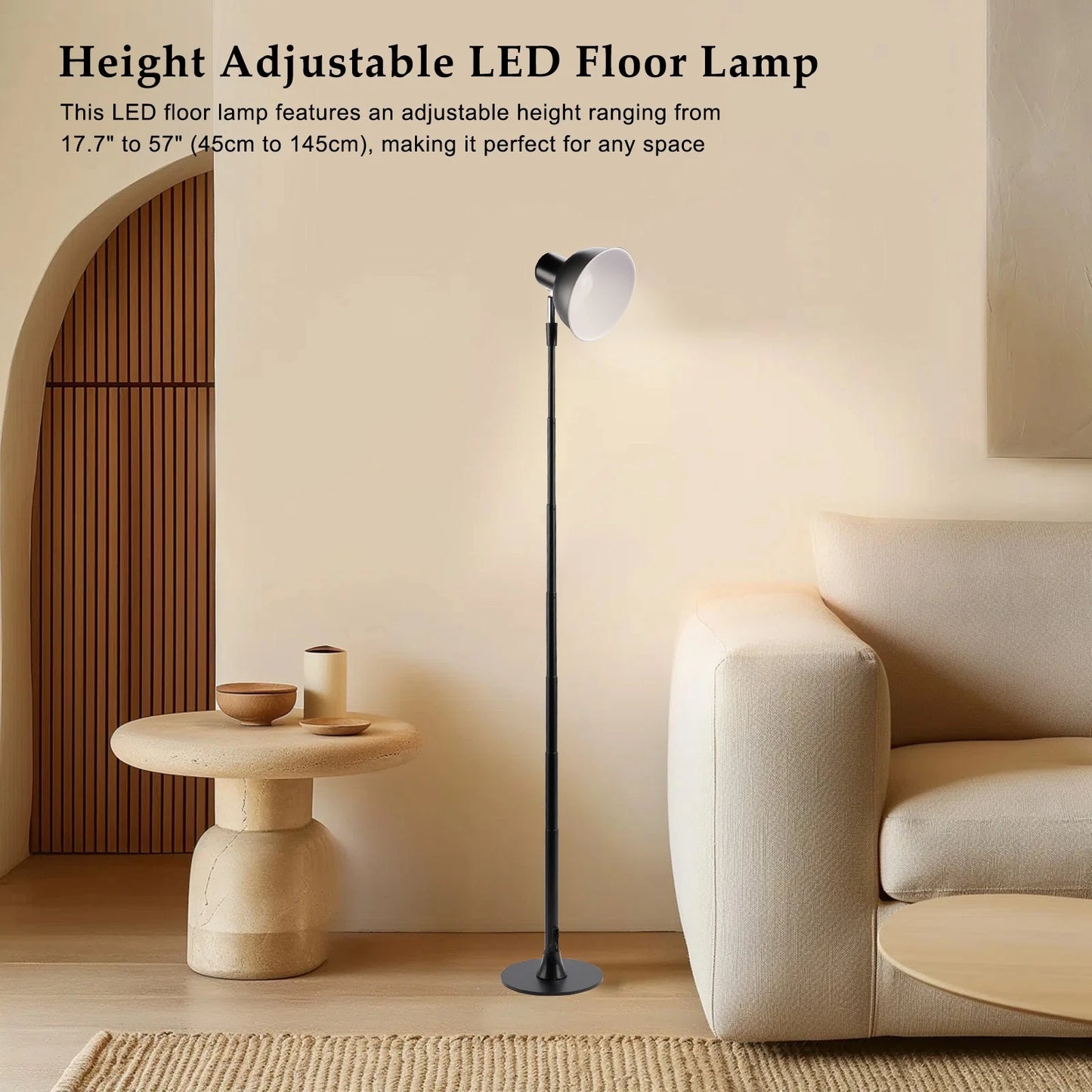 Dimmable LED Lamp for Adjustable Stand & Table (3 Colors)