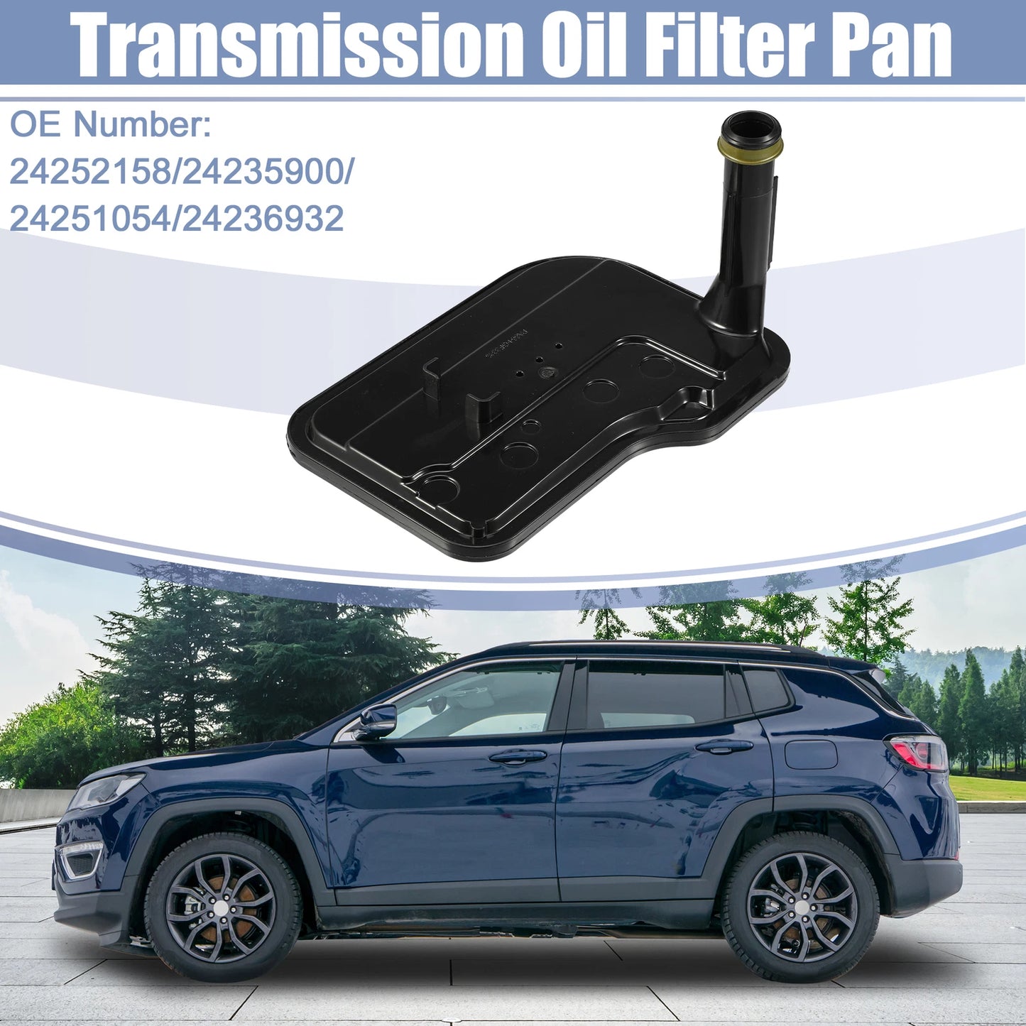 Transmission Oil Fluid Filter Pan for Cadillac CTS (2014–2016) No.24252158