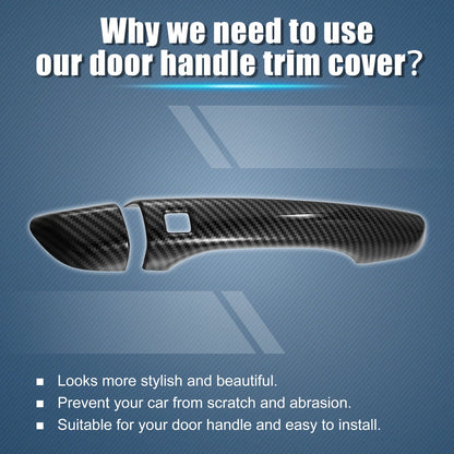 8pcs Side Door Handle Cover Trim for Hyundai Elantra (2017-2020)