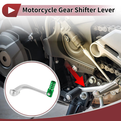 Folding Gear Shifter Lever for Honda CRF110F (2013–2018) Silver Tone