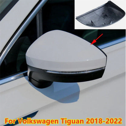 Left Right Rear View Side Mirror Cover for Volkswagen Tiguan (2018–2022)