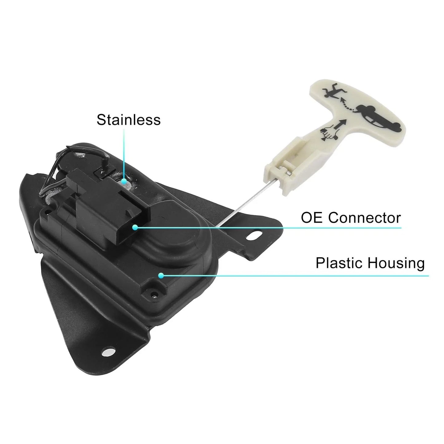 Rear Tailgate Lock Actuator for Dodge Chrysler (2011-2019)