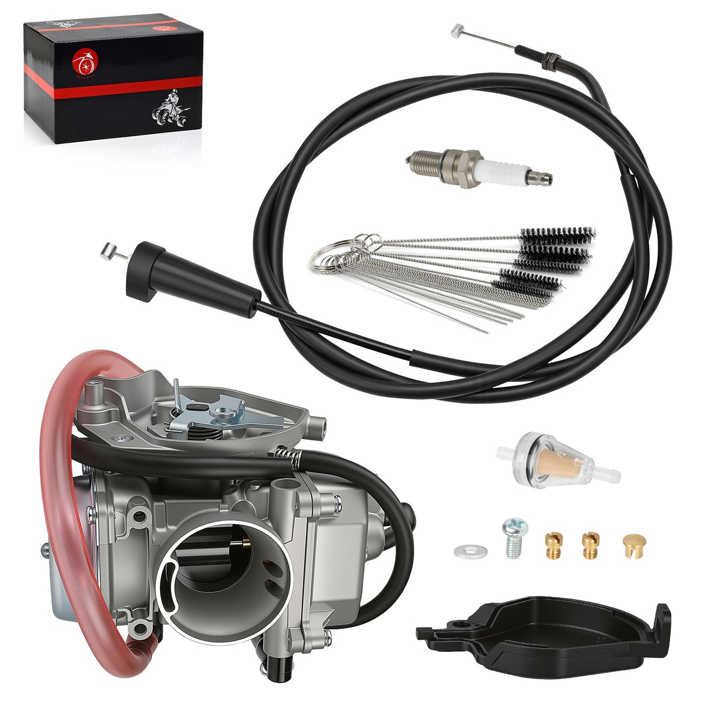 Carburetor for Arctic Cat 300 2x4 4x4 (2001–2005) with Throttle Cable