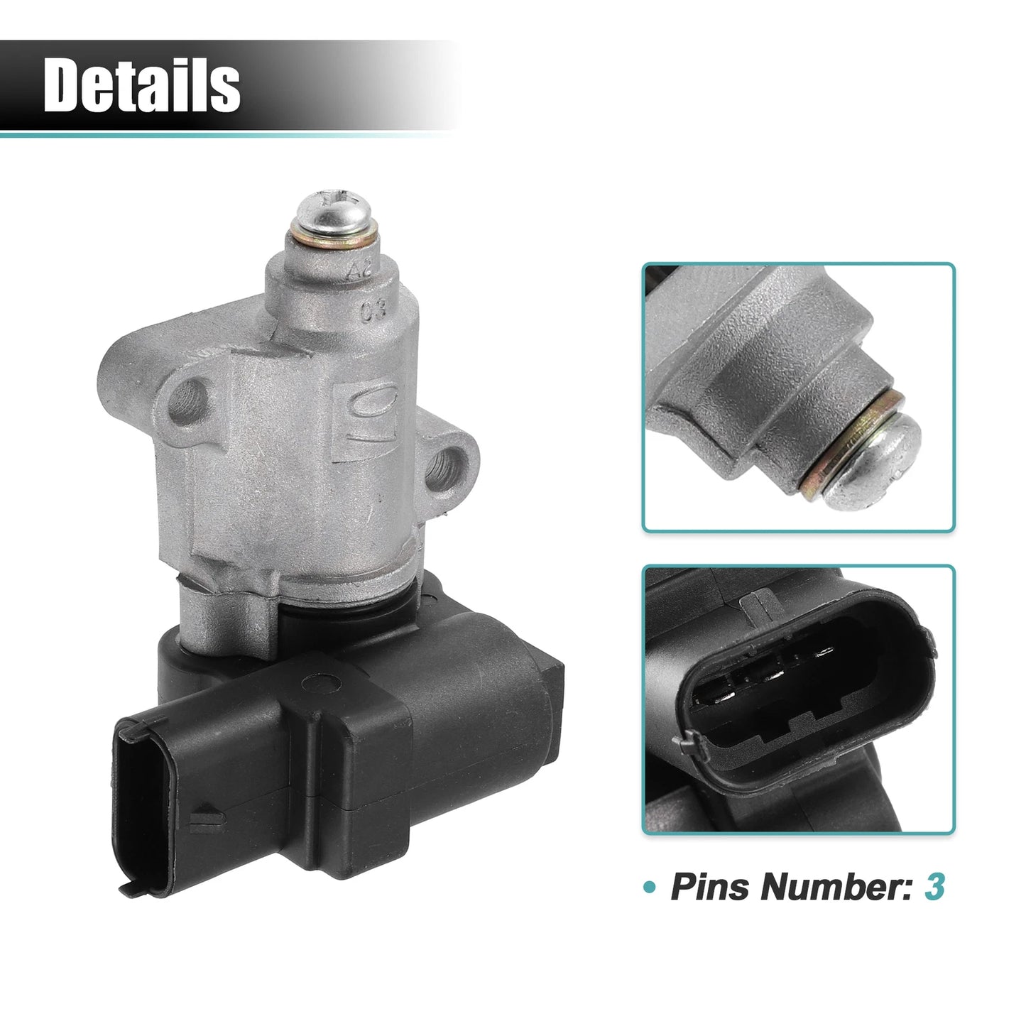 Idle Air Control Valve IAC for Hyundai Matrix, Kia Picanto (2001–2011) 35150-02800