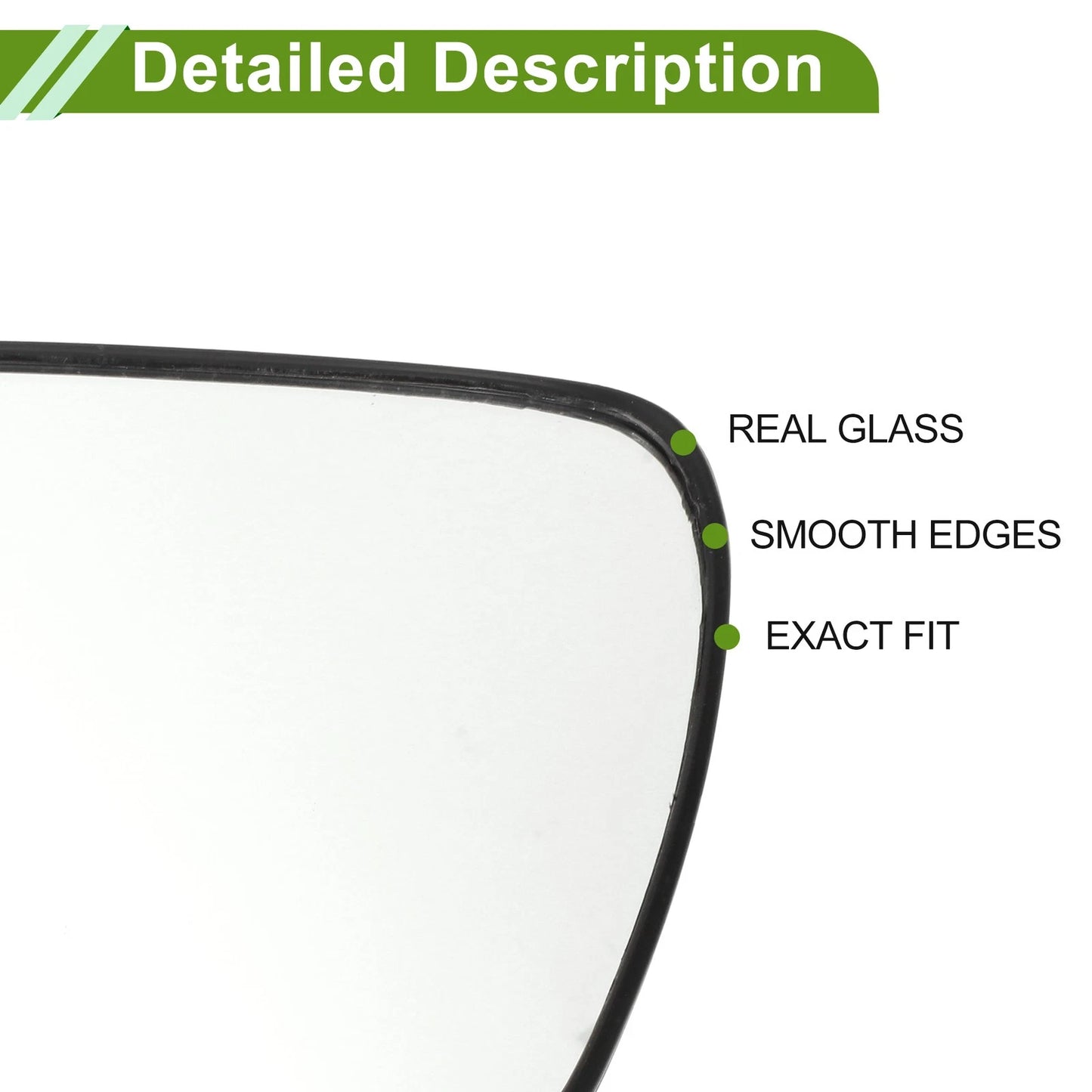 Left Mirror Glass Replacement for KIA Carens (2006–2012) No. 876111D900