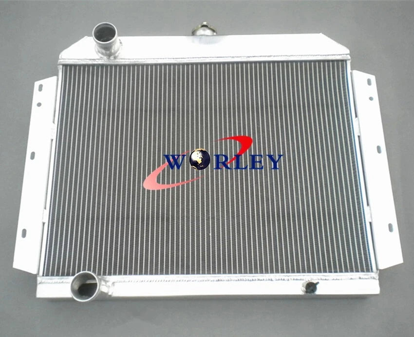 3 Row Aluminum Radiator with Fan for International Scout V8 (1966–1969)