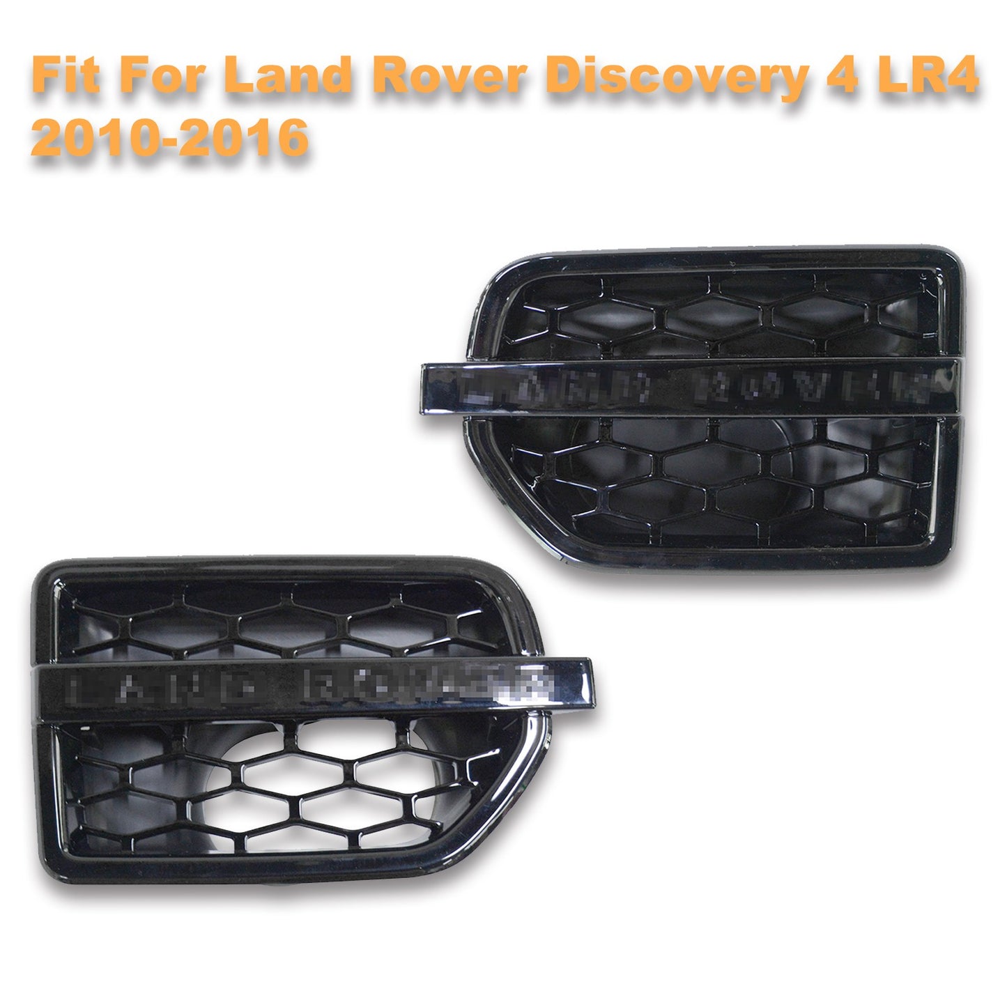 Pair Front Side Fender Air Intake Vent Grille Cover for Land Rover LR4 (2010–2016)
