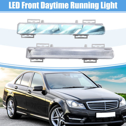 1 Pair Front LED Fog Lights A2049068900 for Mercedes-Benz E-Class (2010–2016)