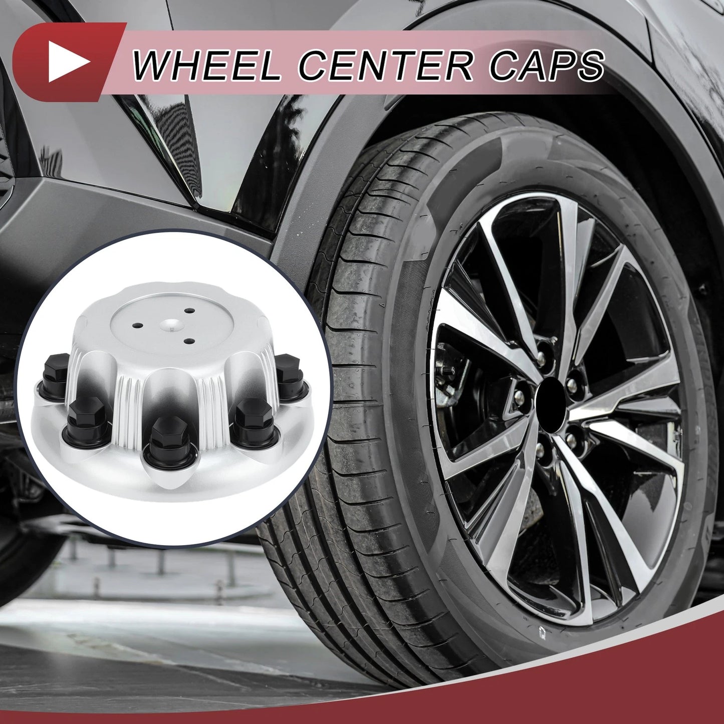 Wheel Center Cap for Chevrolet Silverado 2500 3500 (2007–2019)