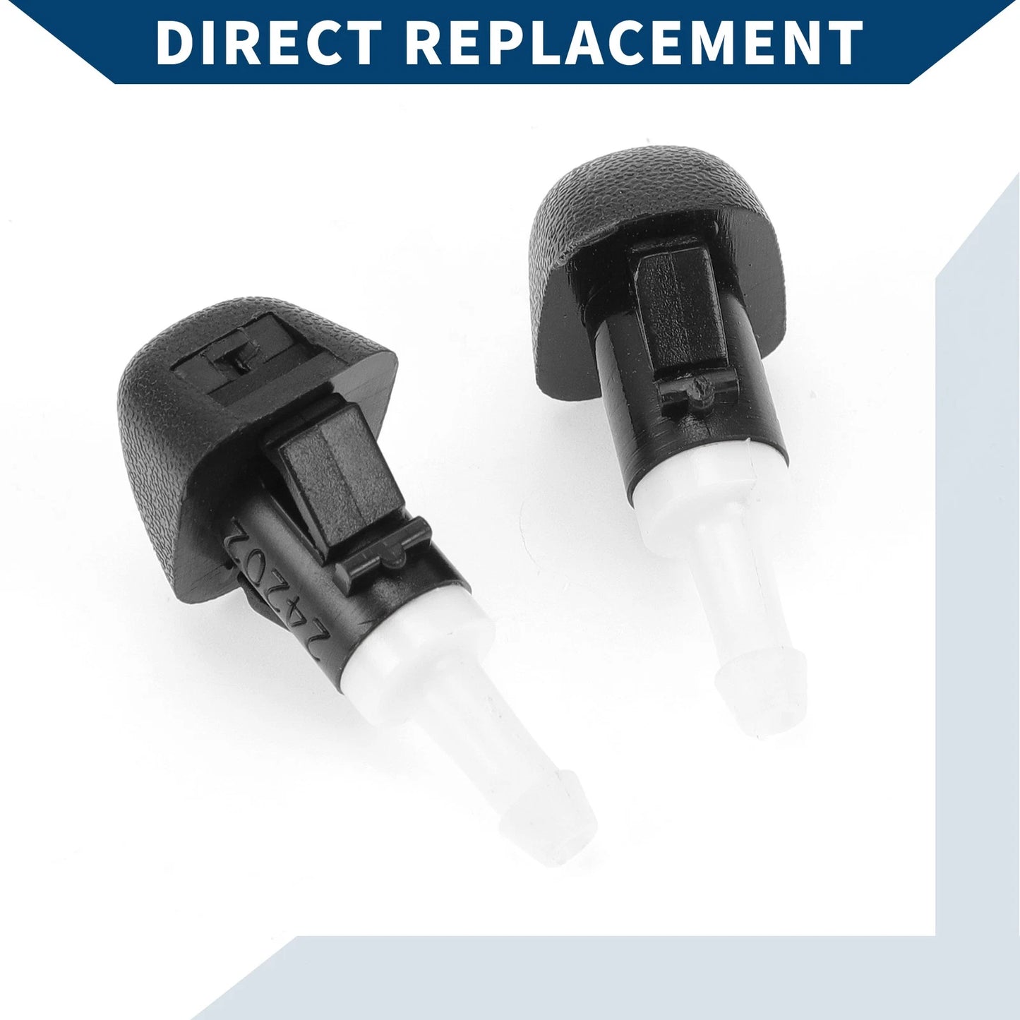 2 Pcs Front Windshield Washer Nozzles for Subaru Outback Legacy