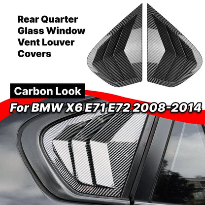 Air-intake Rear side Window Quarter Duct Vent Cover for BMW X6 (2008–2014)