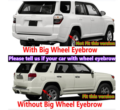 4 x Front Rear Splash Fender Guards Mud Flaps for Toyota 4Runner (2010–2021)