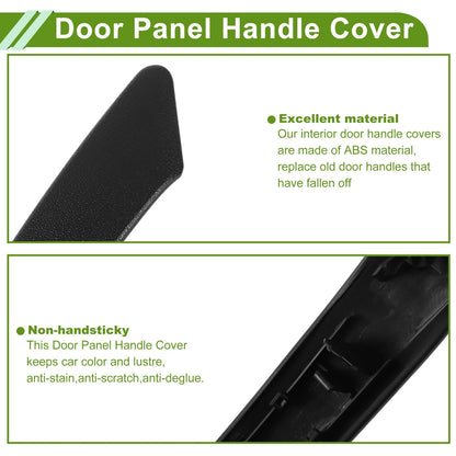 Door Panel Handle Pull Trim Cover for BMW Z4 (2009–2016) No. 51419186731 Black