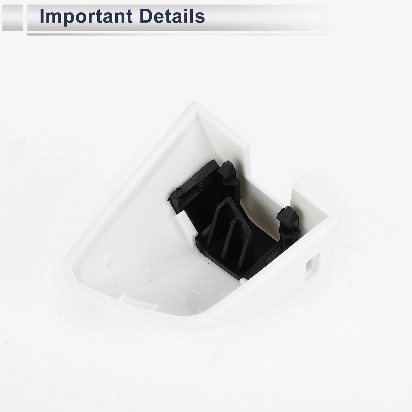 Front Left Door Handle Cover for Porsche Cayenne (2011–2017) No. 95853187900G2X White