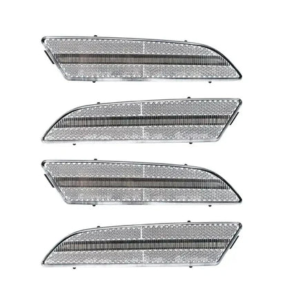 4PCS Clear Turn Signal Side Marker Light for Chrysler Crossfire (2004–2008)