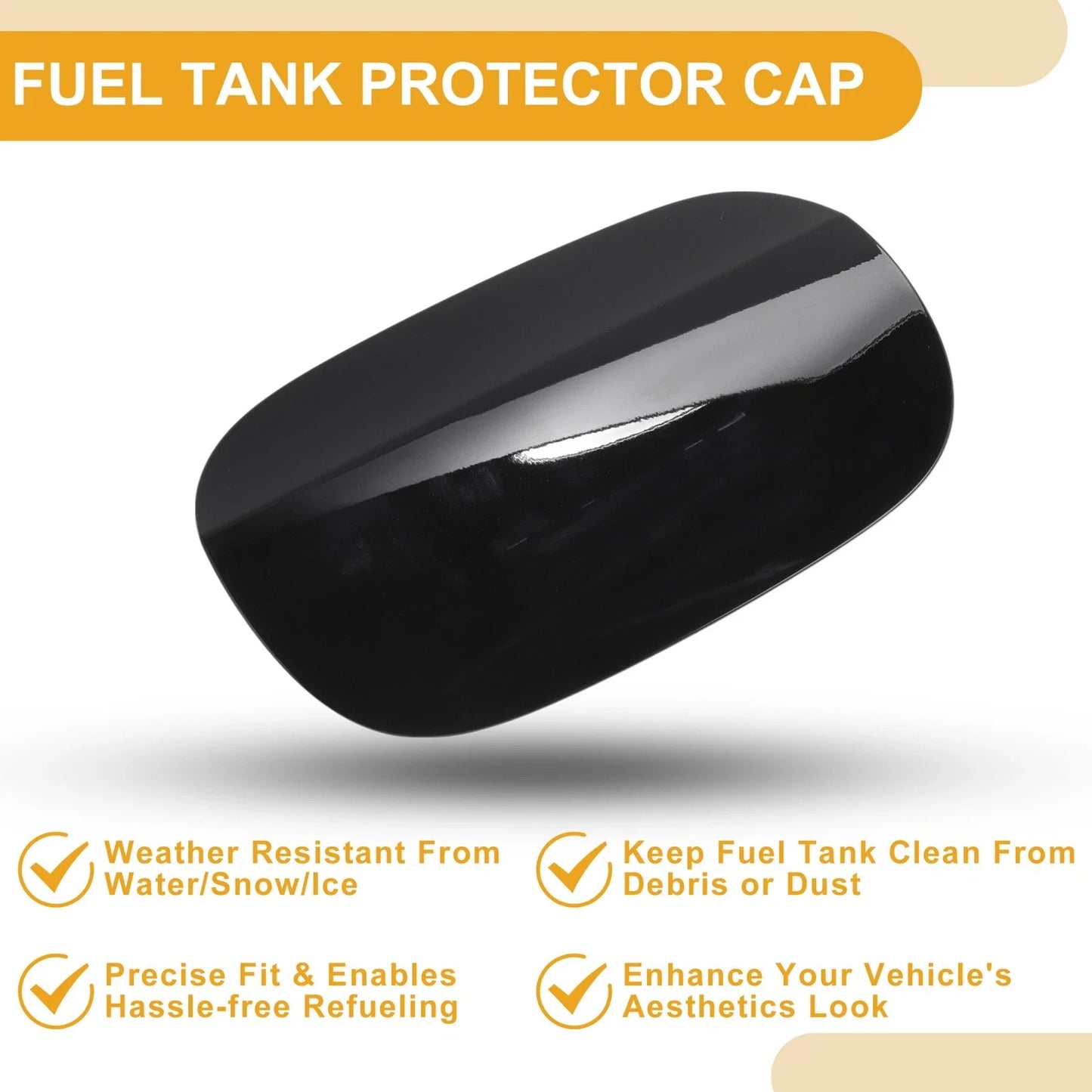 Fuel Tank Door Cap for Mercedes-Benz E200 (2015-2019) Clip Type ABS