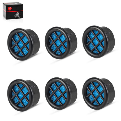 Set of 6 Air Box Filter Vents for ATV UTV Motorcycle Scooter