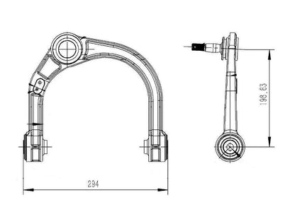 Upper Right Control Arm for Great Wall GWM Tank UTE Cannon (2020-On)