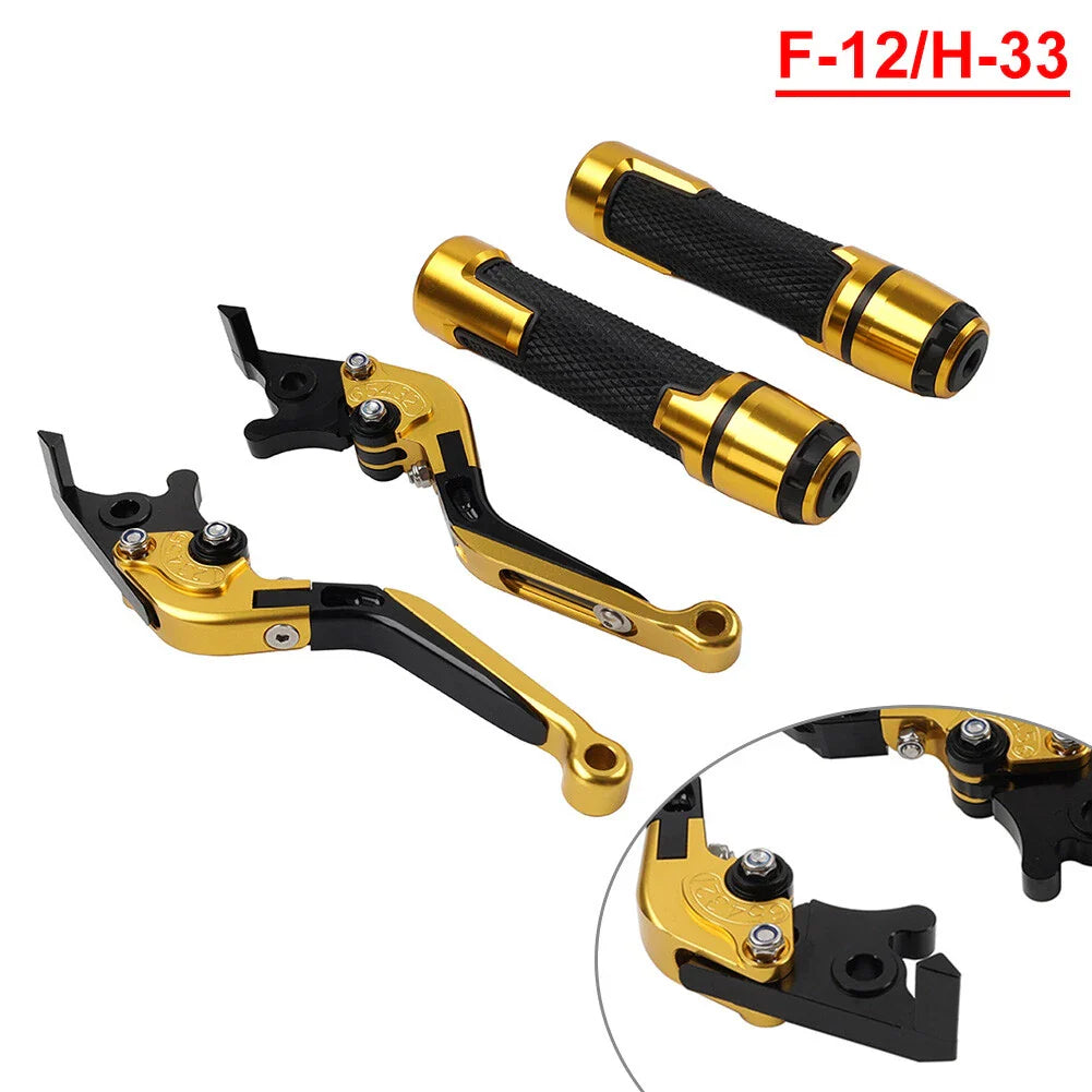 CNC Gold Extendable Brake Clutch Lever Set for Honda VFR1200 (2010-2016)