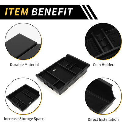 Center Console Organizer Tray for Chevy Silverado, GMC Sierra
