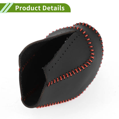 Gear Shift Knob Cover for Toyota Highlander (2008–2013) Black Red Faux Leather