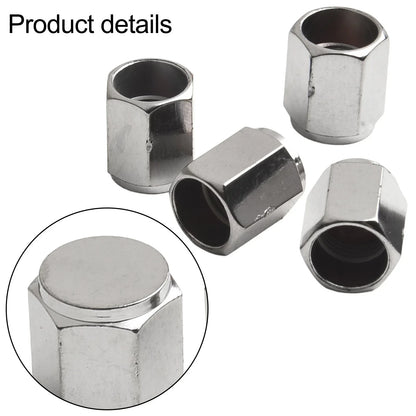Valve / 4 x Stylish Silver Valve for Lexus CT200h ES350 LX570 RX350 IS350