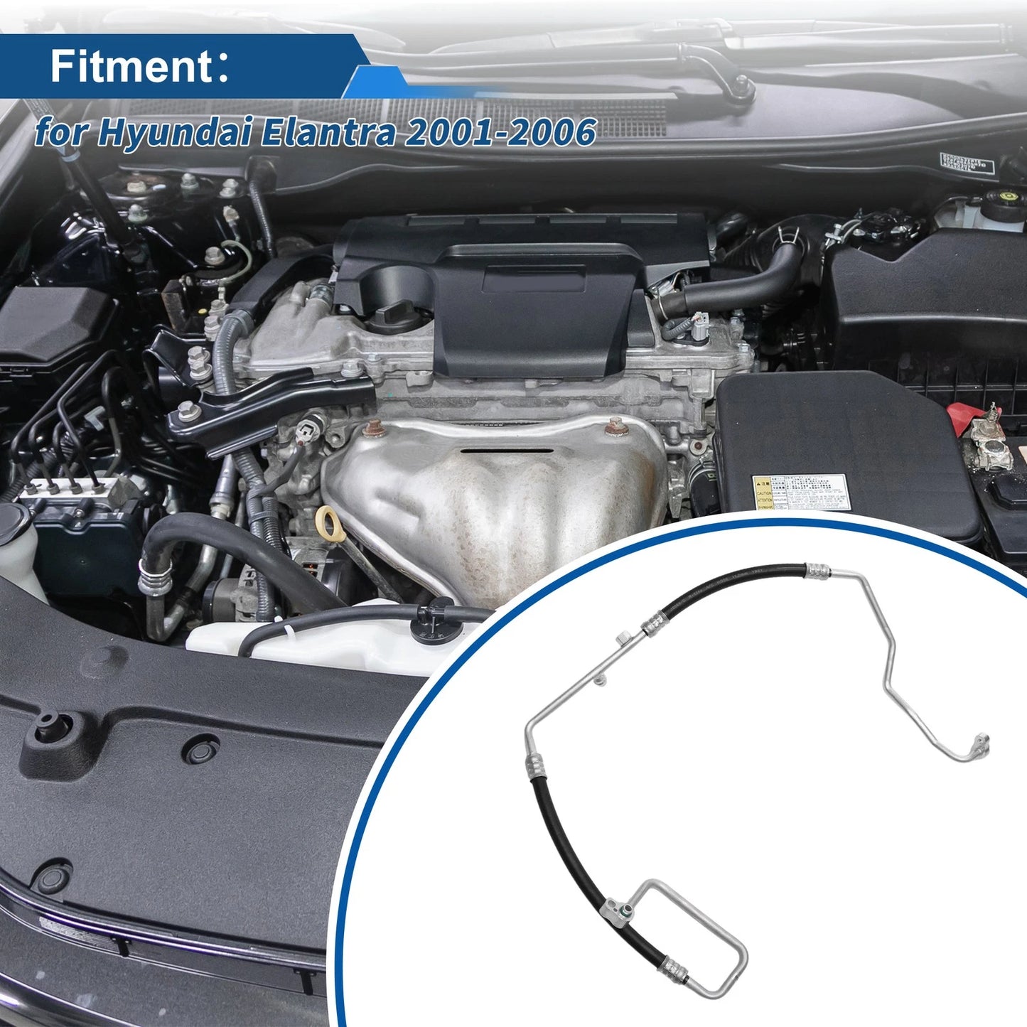 A/C Refrigerant Liquid Hose for Hyundai Elantra (2001–2006) No. 977622C150
