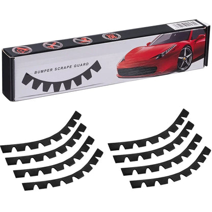 8x Universal Front Bumper Scrape Guard Anti-Skid Protector 30x2.5cm