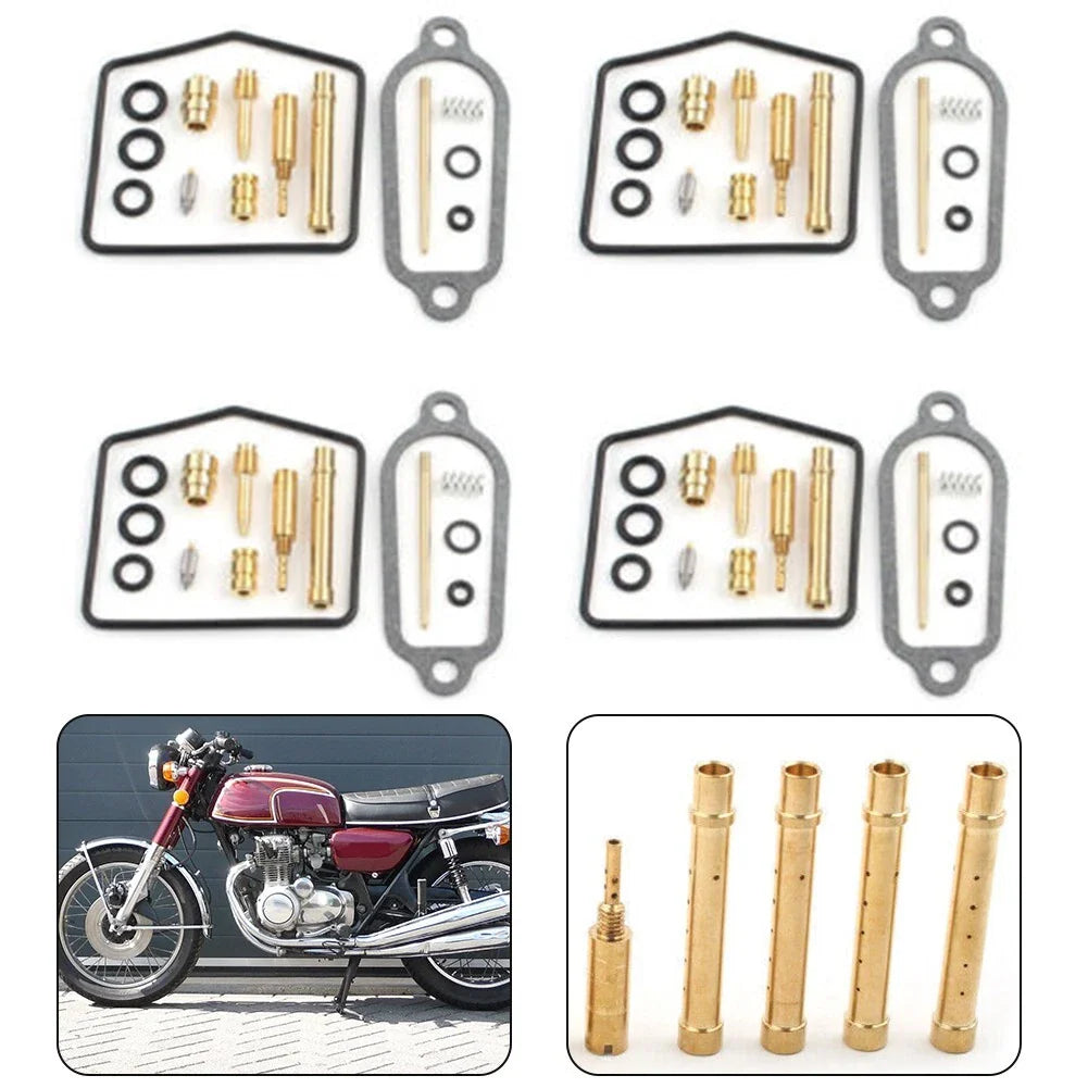 4 x Carburetor Rebuild Kit for CB350F (1972–1974)