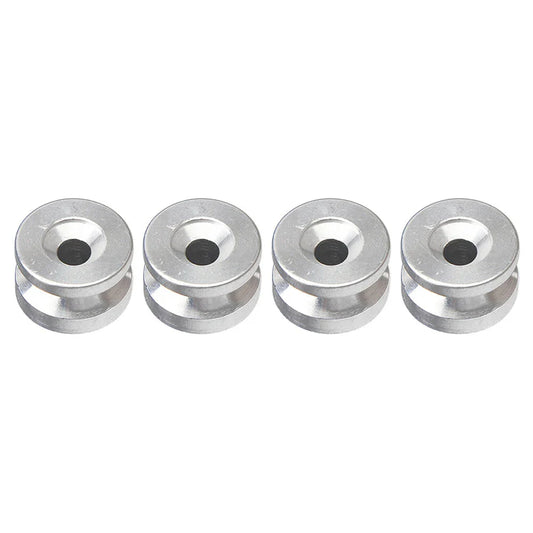 Trunk Base Plate Pad Bracket Bushing Spacer for Motorcycle Silver
