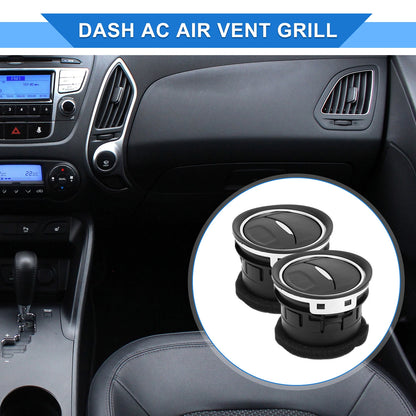 2X Center Dash A/C Outlet for Ford Mondeo (2007–2014) Air Vent Panel