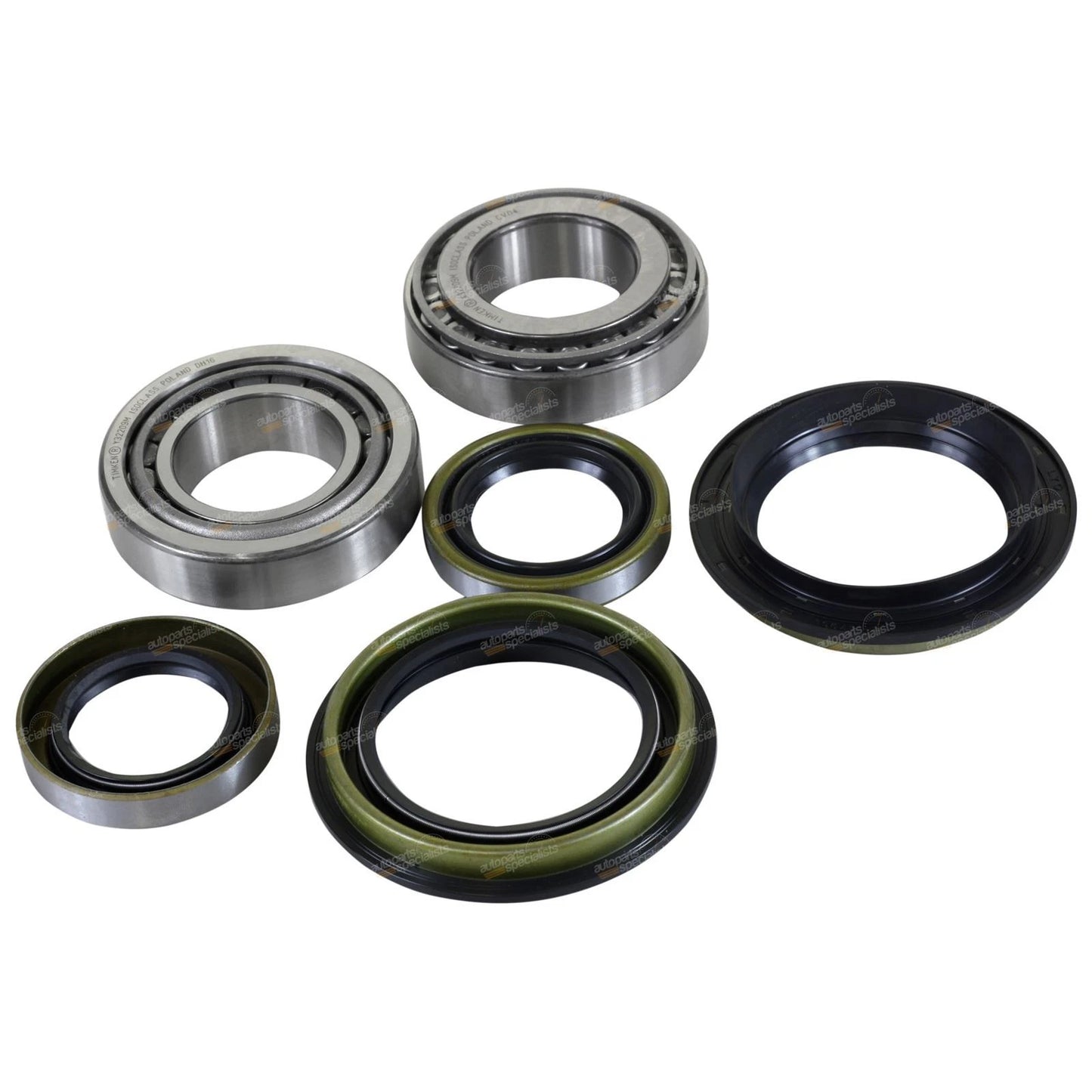 2 Rear Wheel Bearing Kits for Ford Maverick (1988–1994) 4X4 Drum Brake