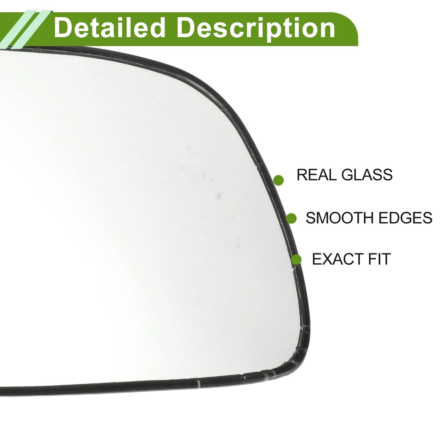 Right Heated Mirror Glass Replacement for KIA Carens (2006–2012) No. 876211D900