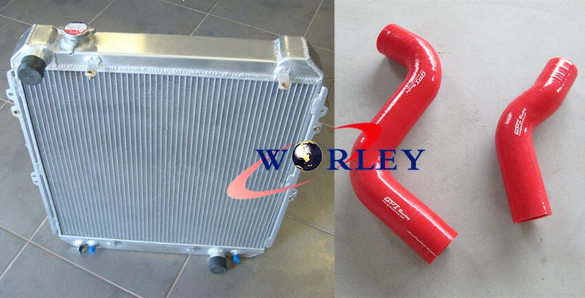 Radiator with Black Hose for Toyota Hilux Surf (1993–1996)