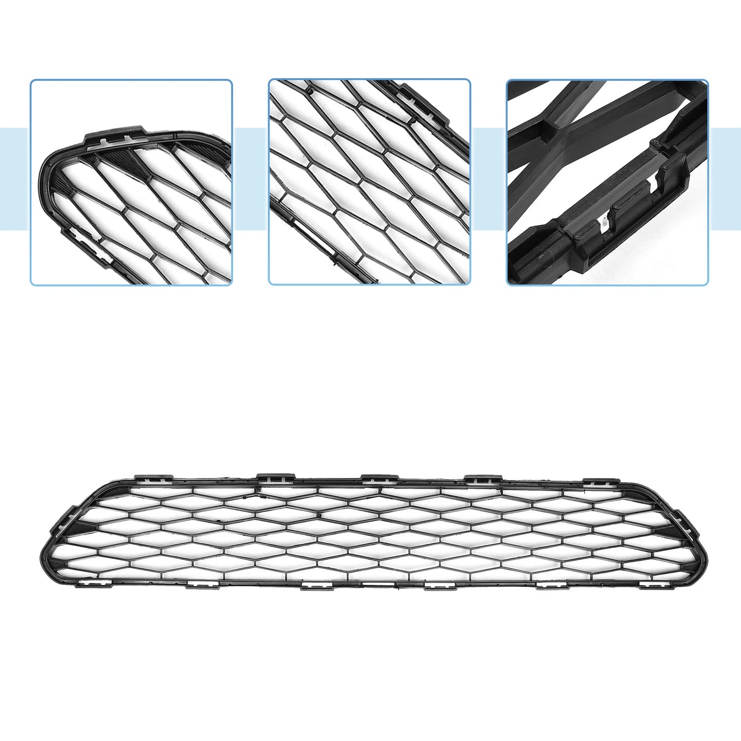 Front Lower Bumper Grille for Nissan Rogue 2014–2017 No. 622544BA0A