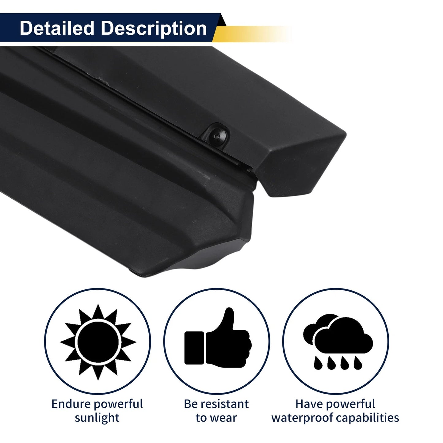 Door Side Lower Trim Rear Right No. 7507778010 for Lexus NX (2015–2021)