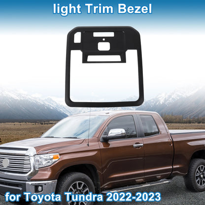 Front Row Headlight Trim Bezel for Toyota Tundra (2022–2023) Matte Black