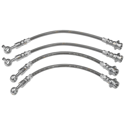 Braided Brake Line Hose Set for Nissan Patrol GQ Y60 (1988–1997)