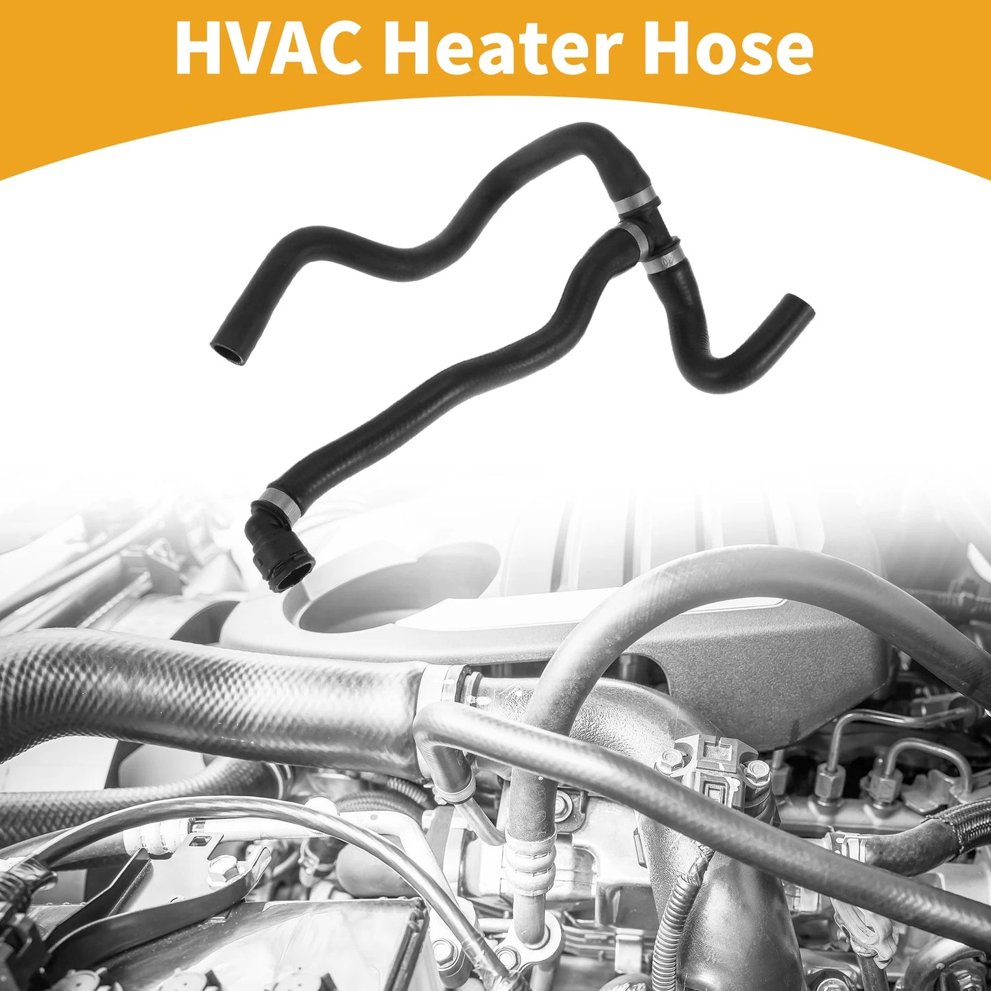 HVAC Heater Hose for BMW X4 (2015–2018), X3 (2011–2017) No. 64219193255 Rubber
