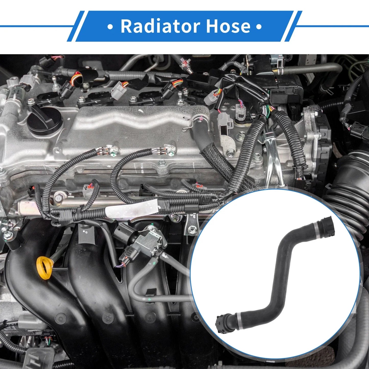 Radiator Hose for BMW 5 Touring F11 525d xDrive (2013-2017)