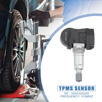 Set of 4 TPMS Sensors for Hyundai Accent (2006–2007) No. 529332G200