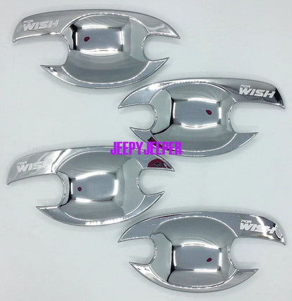 Chrome Door Handle Cover Insert for Toyota Wish AE10 AE20 (2004-2008)