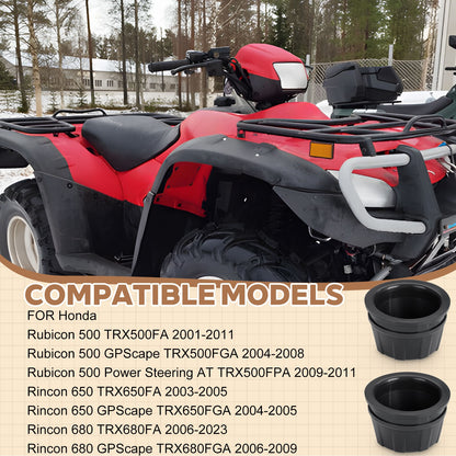 Set of 2 Wheel Center Caps for Honda Foreman Rubicon 500 (2001–2011)